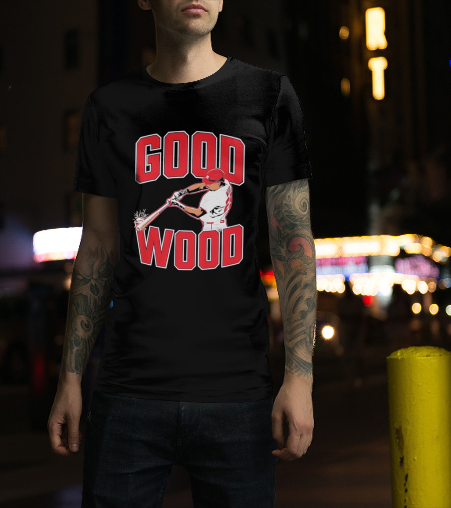 Washington Baseball James Wood Good Wood Slugger Swing T-Shirt