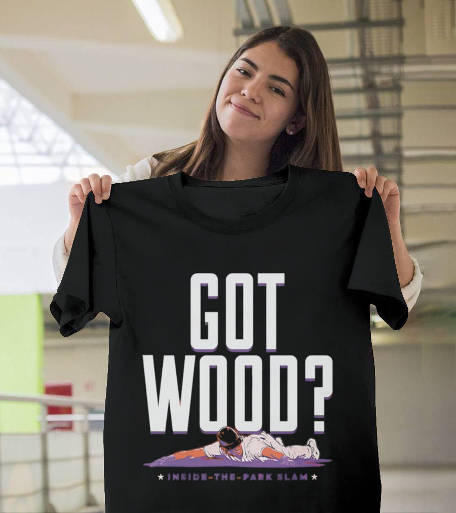 Washington Nationals Baseball Got Wood Inside The Park Slam T-Shirt