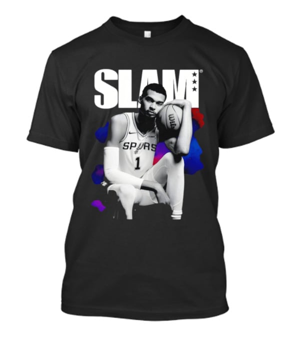 SLAM Victor Wembanyama Spurs Basketball T-Shirt