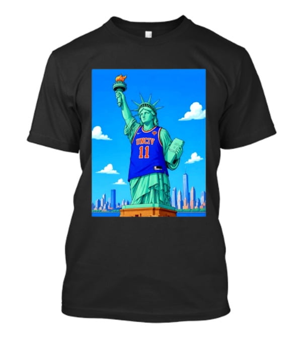 UNCIV 11 Jersey On Statue Of Liberty New York Knicks T-Shirt