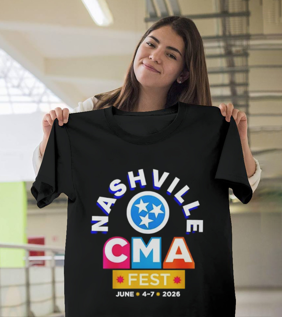 Nashville CMA Fest June 4 7 2026 Tennessee Titans T-Shirt