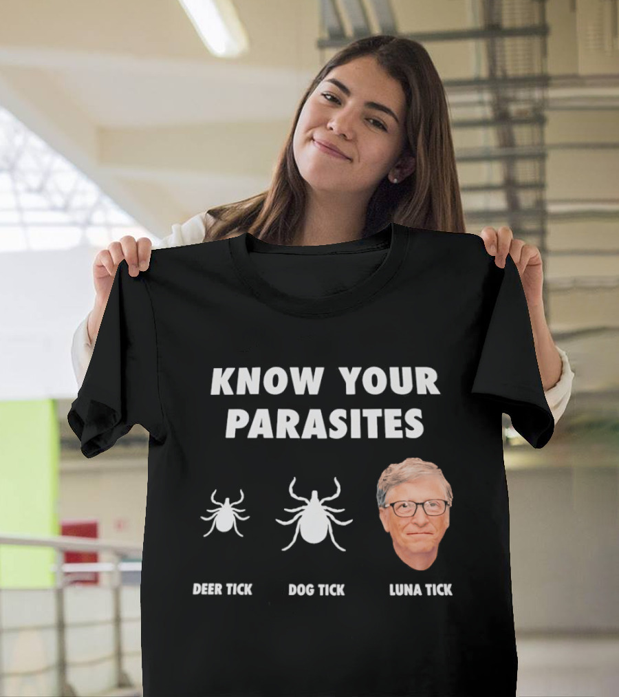 Know Your Parasites Deer Tick Dog Tick Luna Tick T-Shirt