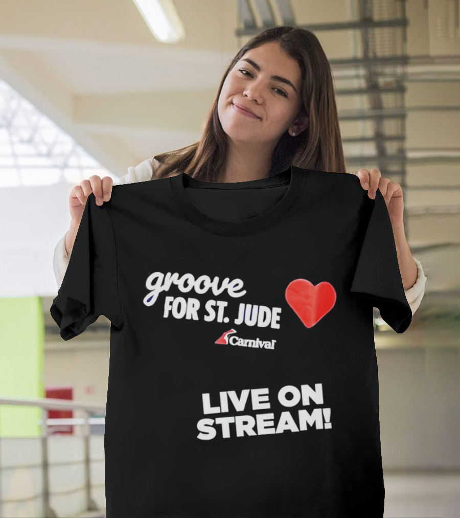 Groove For St Jude Heart Carnival Live On Stream T-Shirt