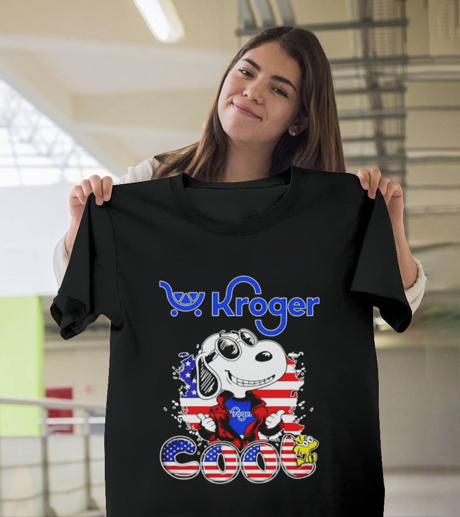 Kroger Snoopy USA Cool 250th Celebration T-Shirt