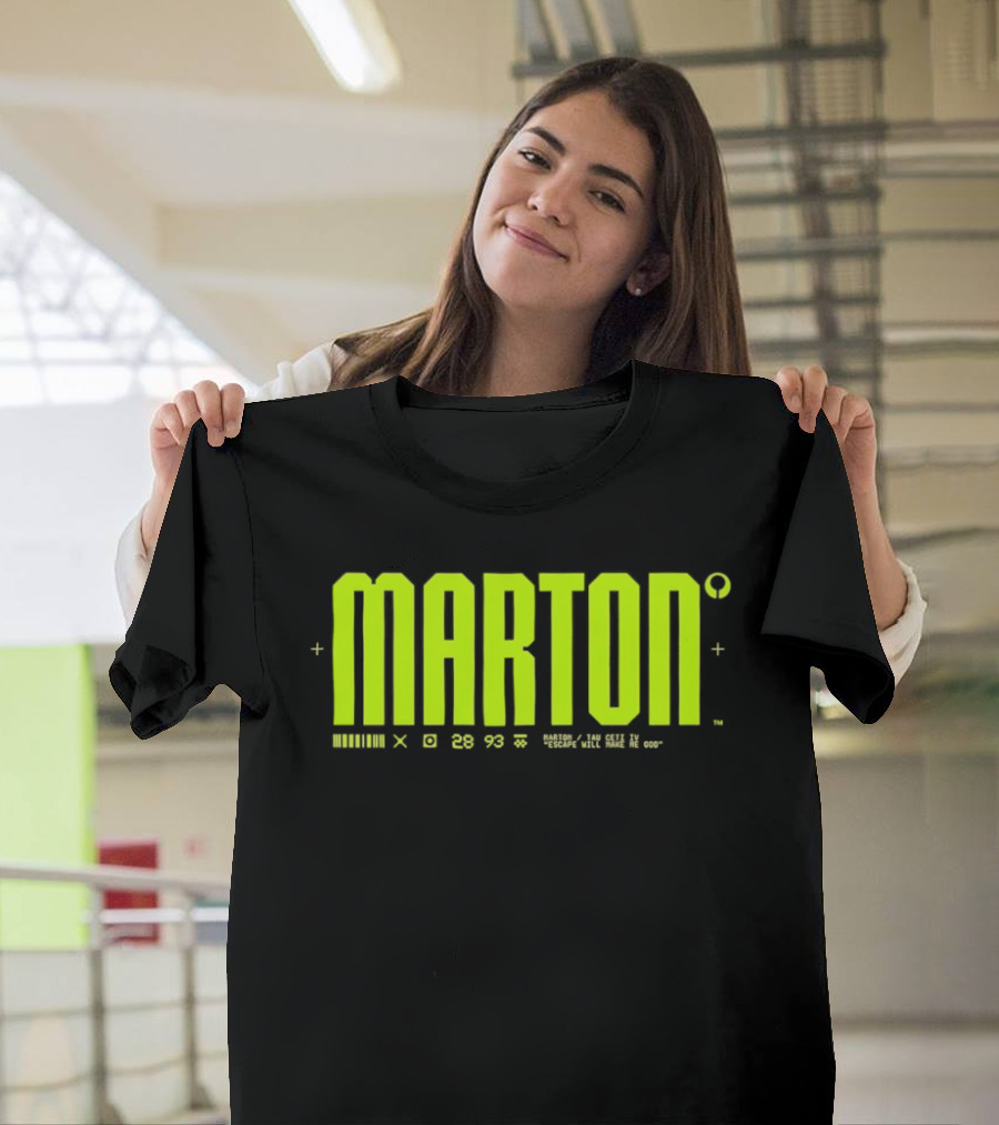Marton Tau Ceti IV Escape Will Make Me God Sci Fi Retro Futuristic T-Shirt