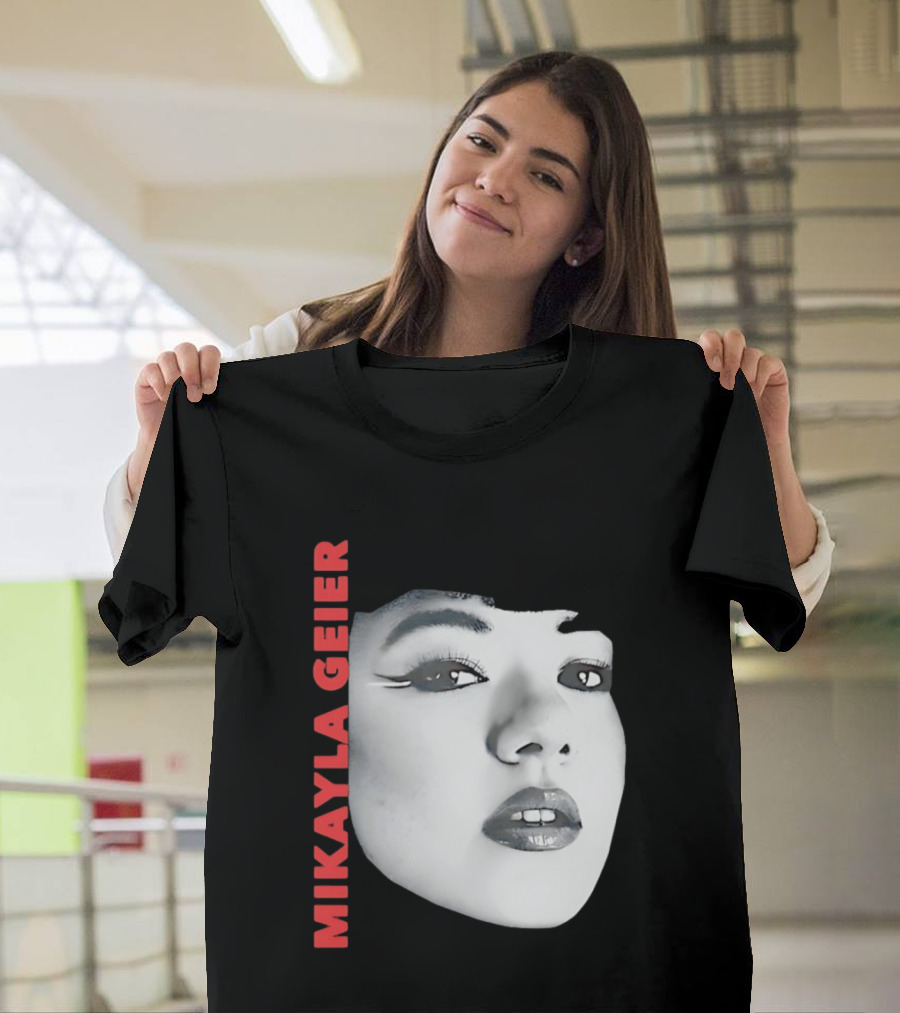 Mikayla Geier UK Tour Bold Monochrome T-Shirt