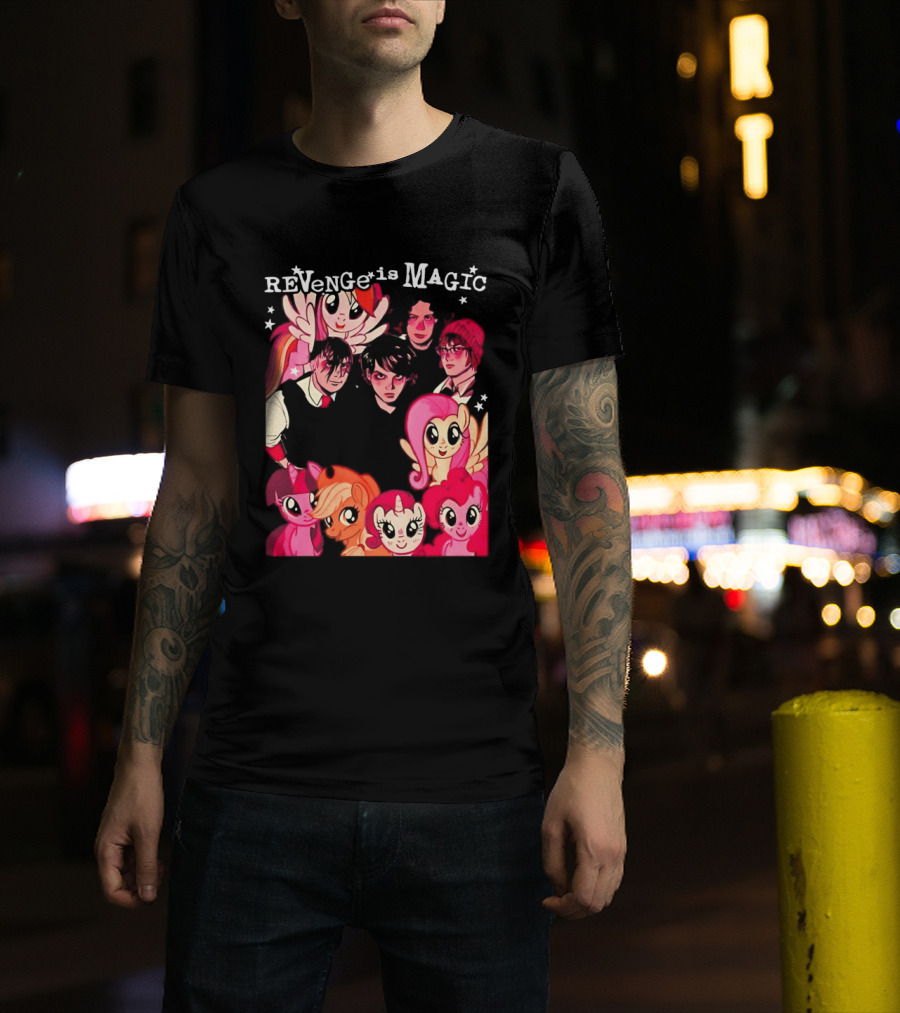 My Chemical Romance My Little Pony Revenge Is Magic Crossover Mashup T-Shirt