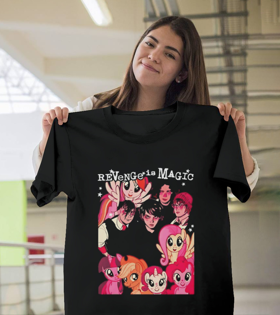 My Chemical Romance My Little Pony Revenge Is Magic Crossover Mashup T-Shirt