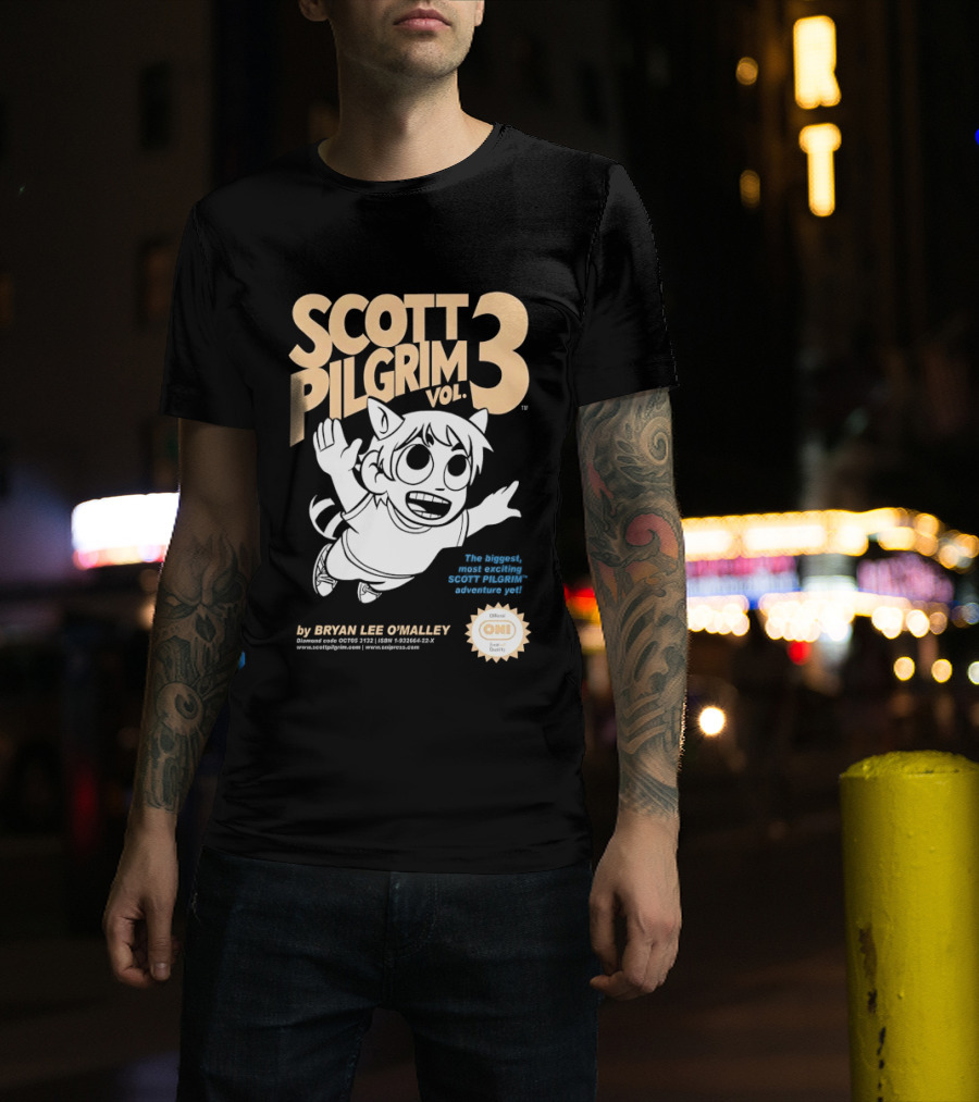 Scott Pilgrim Vol 3 Scott Pilgrim And The Infinite Adventure You By Bryan Lee O'Malley Oni T-Shirt