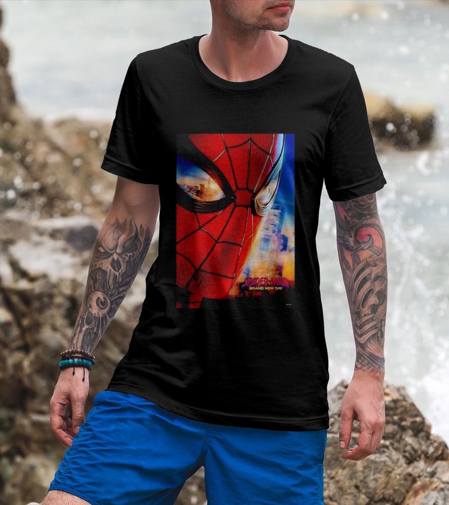 Spider Man Marvel Brand New Day Mask Studios T-Shirt