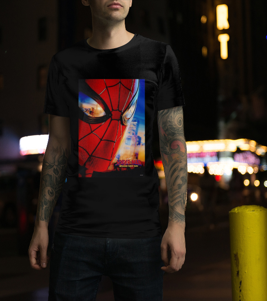 Spider Man Marvel Brand New Day Mask Studios T-Shirt