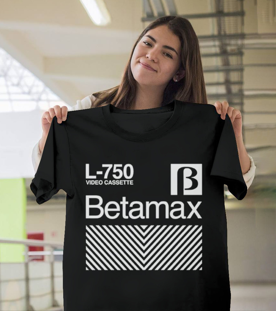 Betamax L 750 Video Cassette T-Shirt