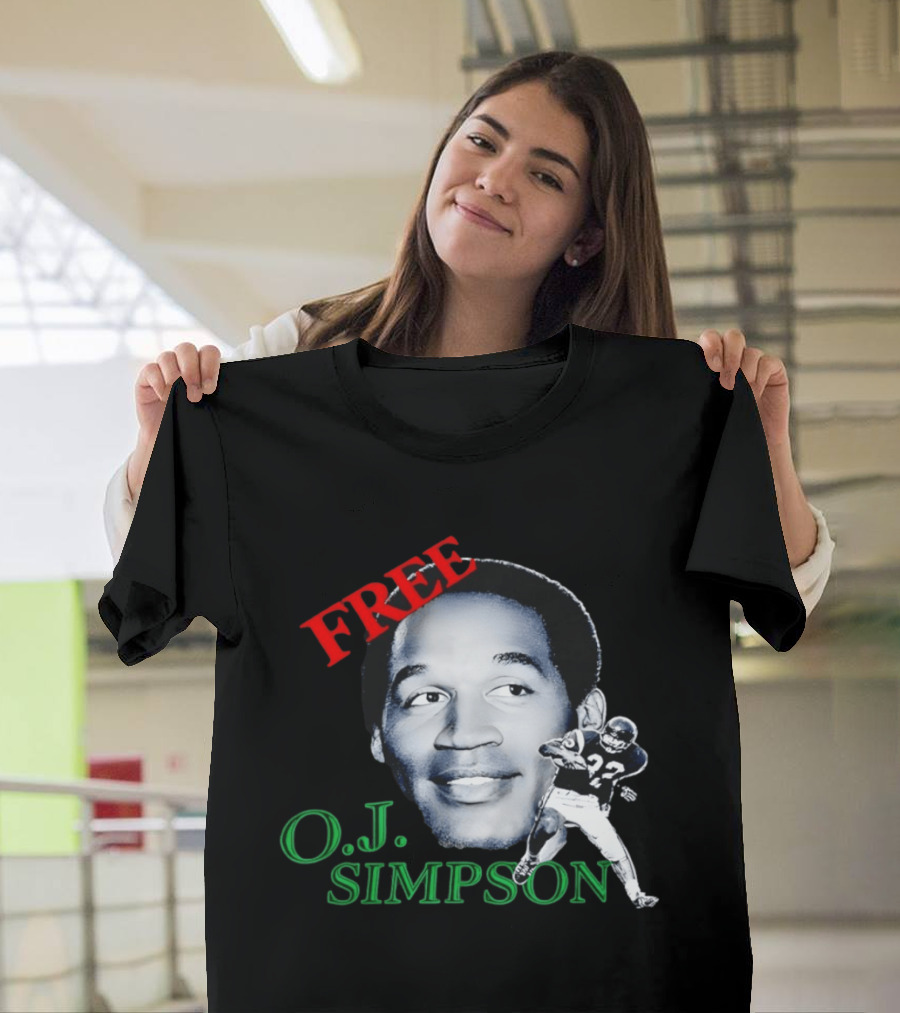 Free OJ Simpson 22 Football NFL Buffalo Team T-Shirt