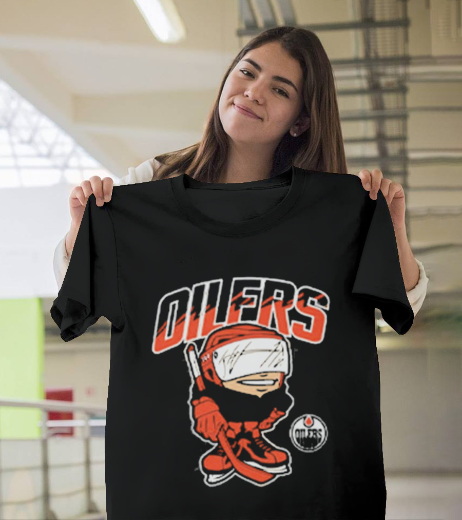 Edmonton Oilers Infant Tough Guy Hockey Player T-Shirt
