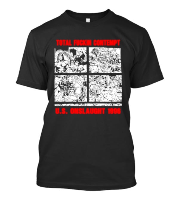 Internal Bleeding Total Fuckin Contempt US Onslaught 1996 T-Shirt
