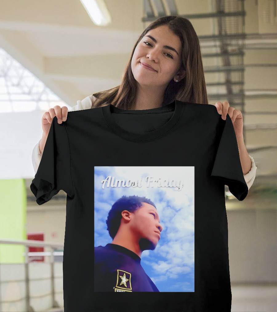 Almost Friday Jalen Brunson NWTS Basketball Sky T-Shirt
