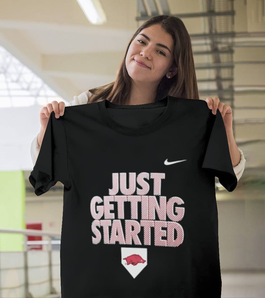 Nike Just Getting Started Arkansas Razorbacks Women's Softball T-Shirt