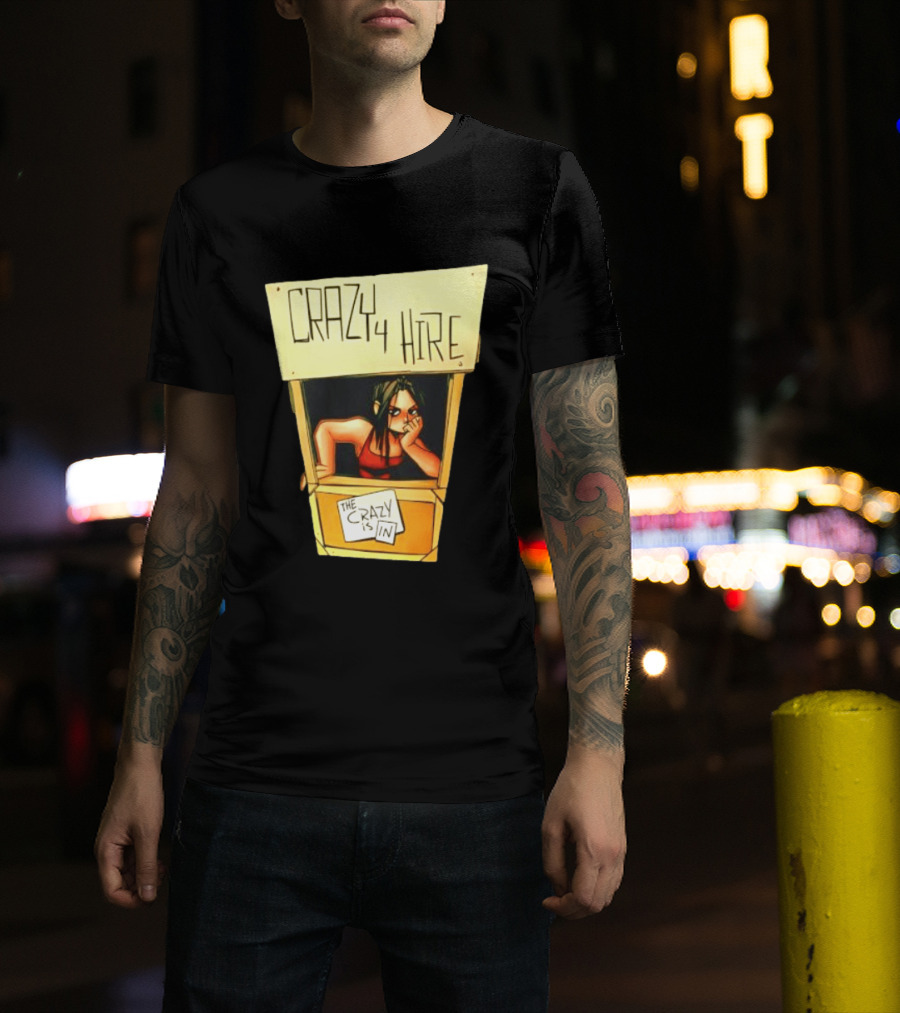 Nemi Montoya Crazy 4 Hire Comic Strip The Crazy Is T-Shirt