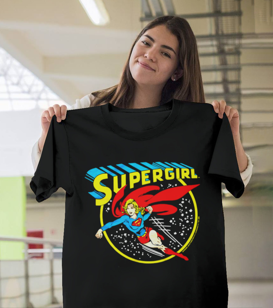 Supergirl Truth Justice Whatever Cartoon Superhero Flying Adventure T-Shirt
