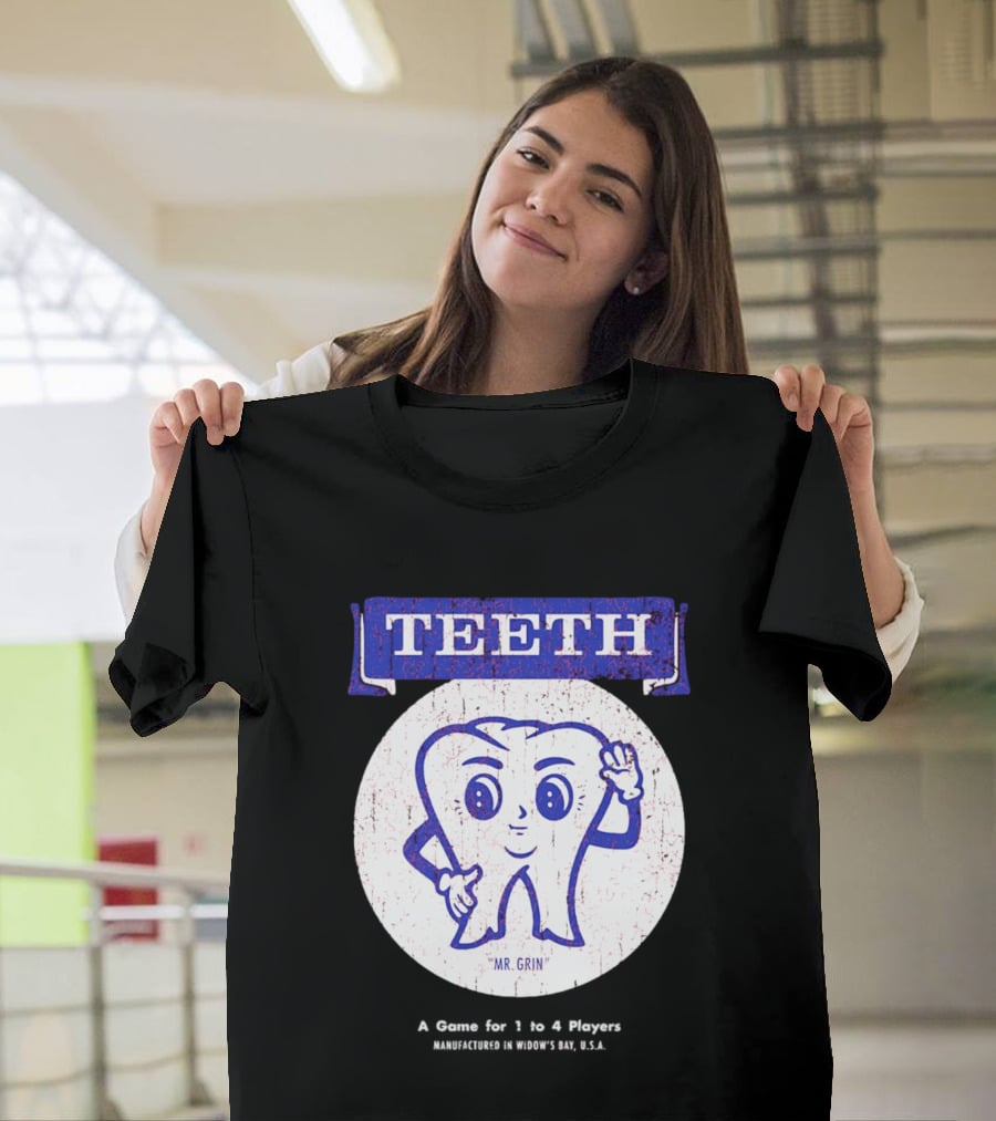 TEETH Mr. Grin Game For 1 To 4 Player T-Shirt