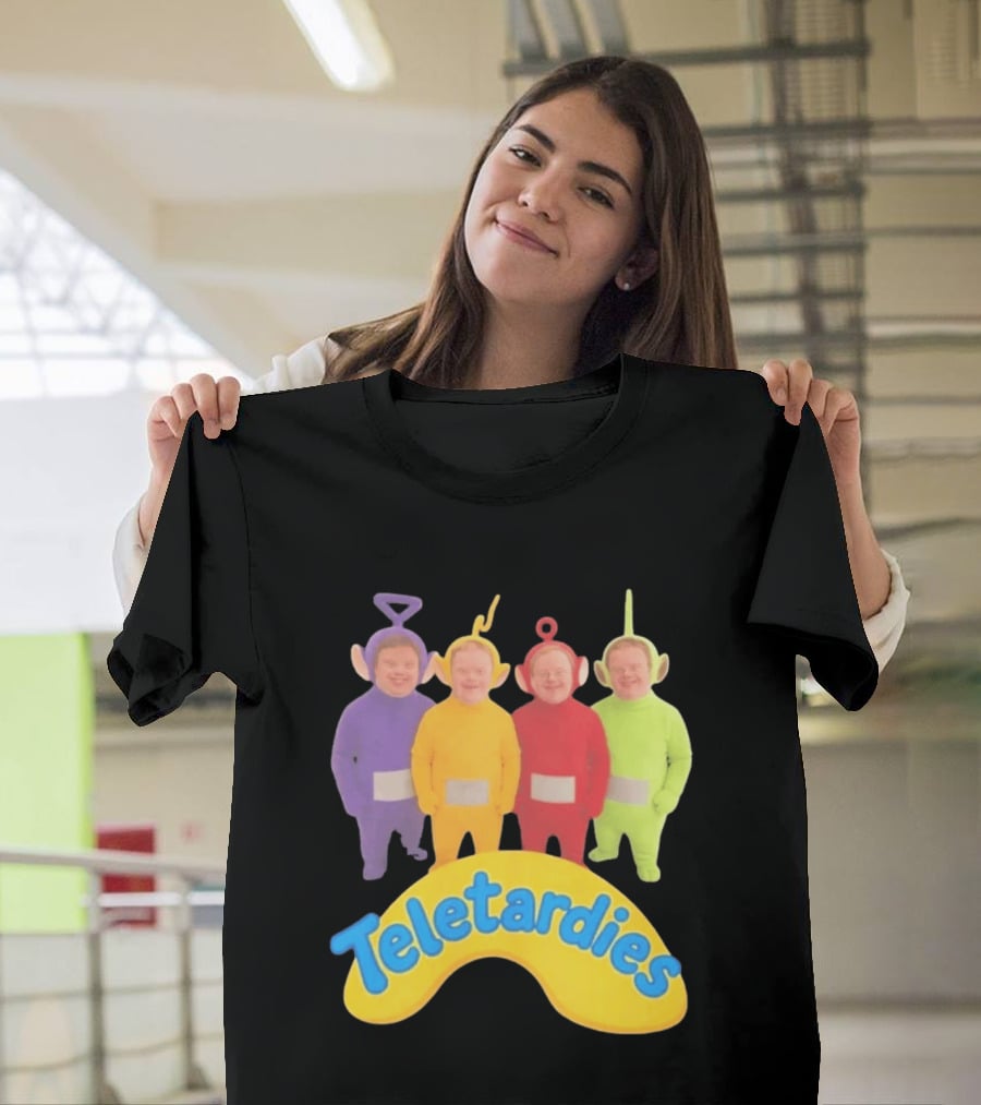 Teletardies Costume Characters Parody With Four T-Shirt