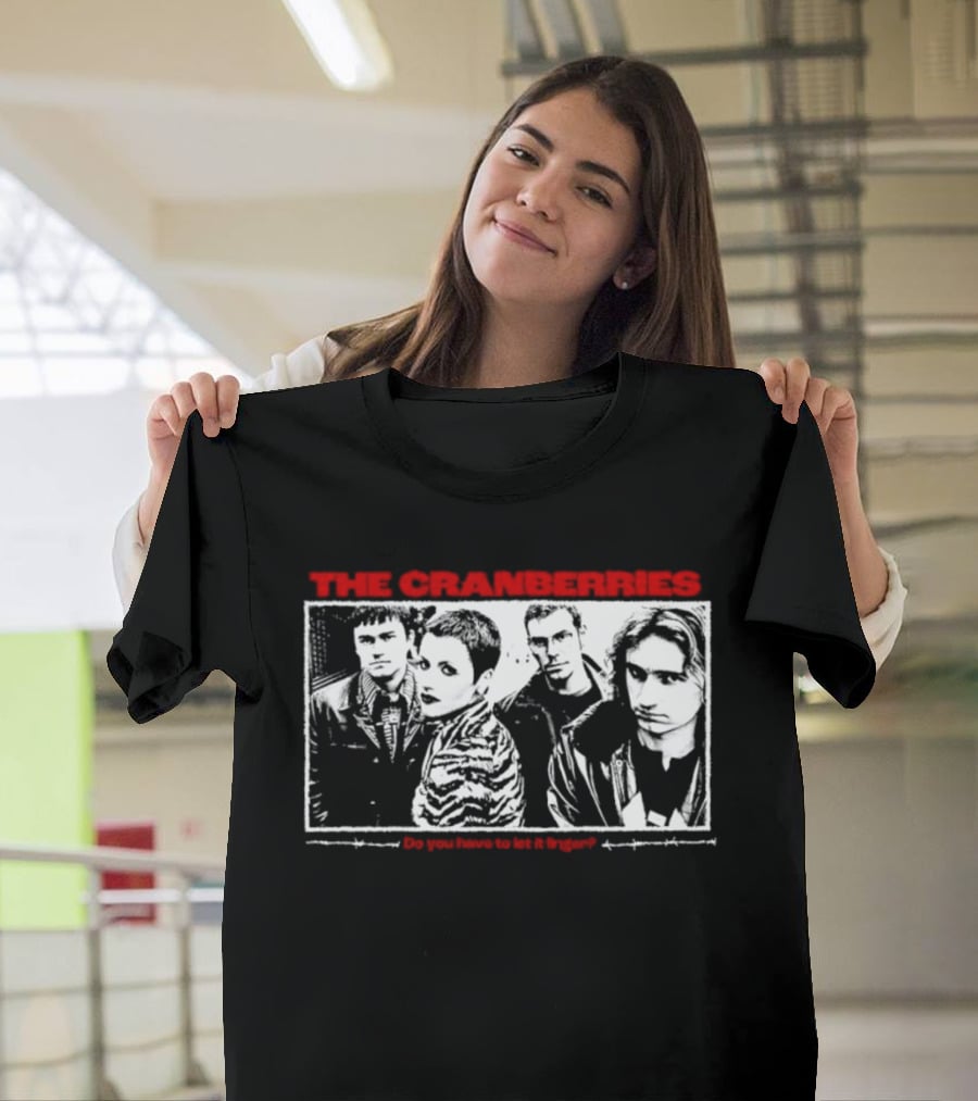 The Cranberries Do You Have To Let It Linger Retro Band Photo T-Shirt