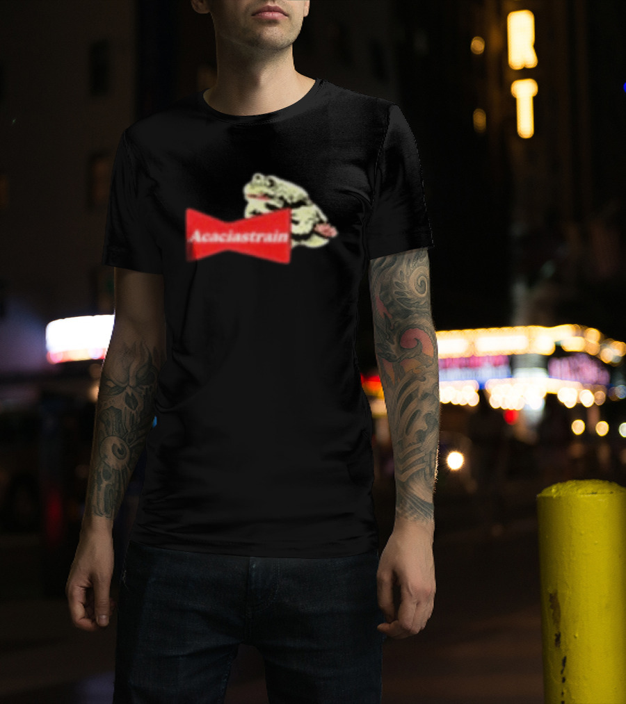 You Are Safe From God Here Acacia Strain Bud Frog T-Shirt