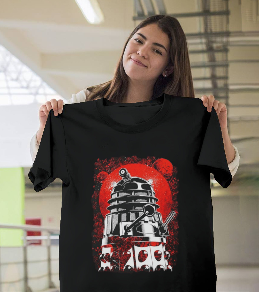 Dalek Doctor Who Science Fiction Alien Robot Villain TV Series Enemies T-Shirt