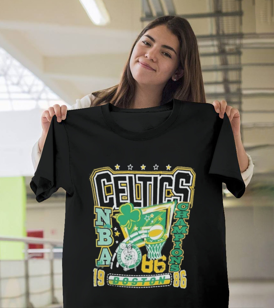 Celtics NBA Champions 1986 Boston '47 Collection T-Shirt