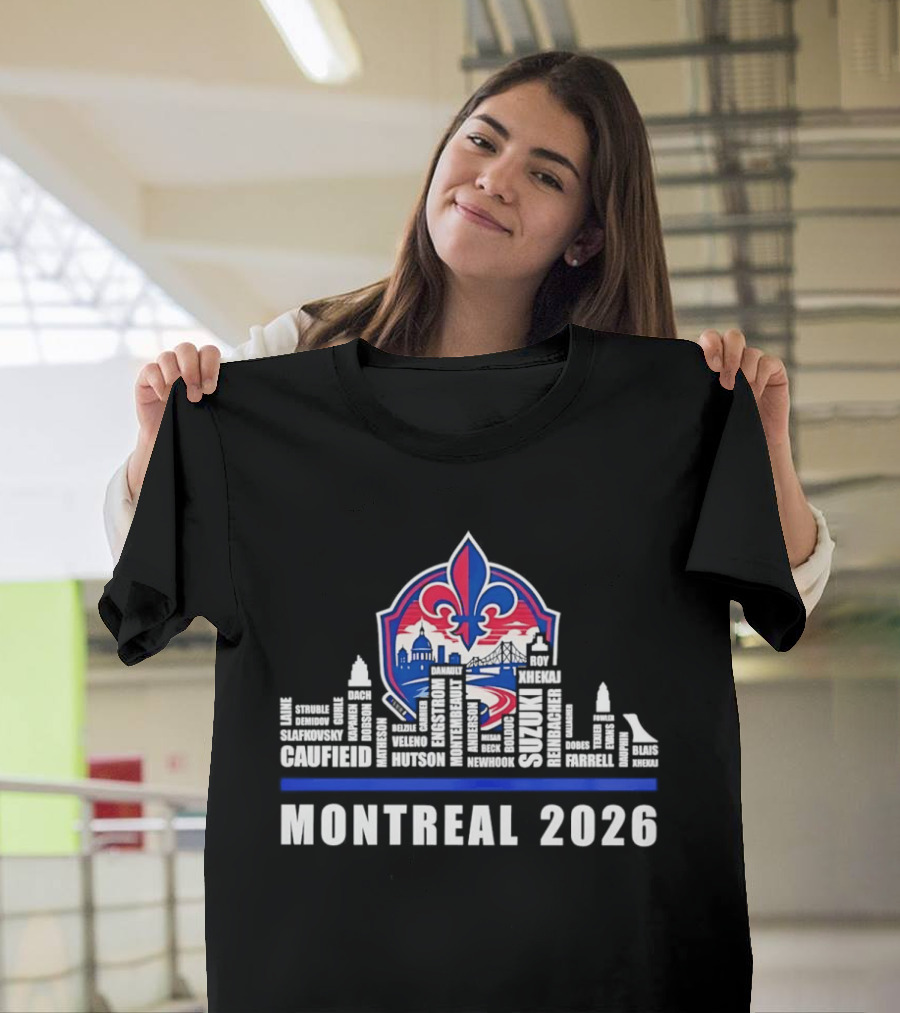 Caufield Suzuki Slafkovsky Montreal 2026 NHL Laine Struble Demidov Guhle T-Shirt
