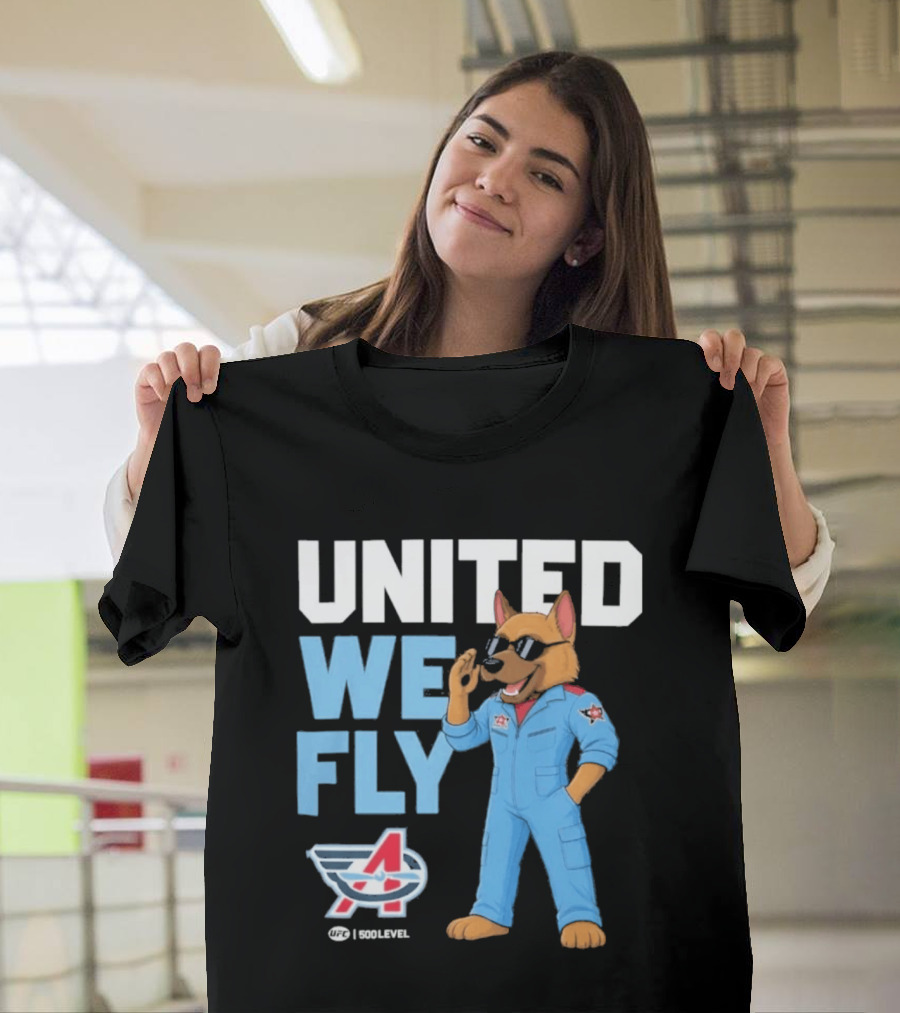 United We Fly Columbus Aviators UFL Maverick Navy T-Shirt