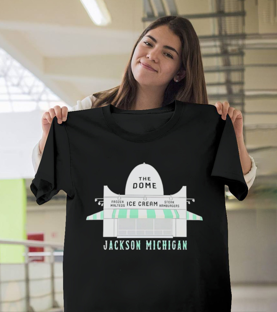 The Dome Ice Cream Shop Jackson Michigan T-Shirt