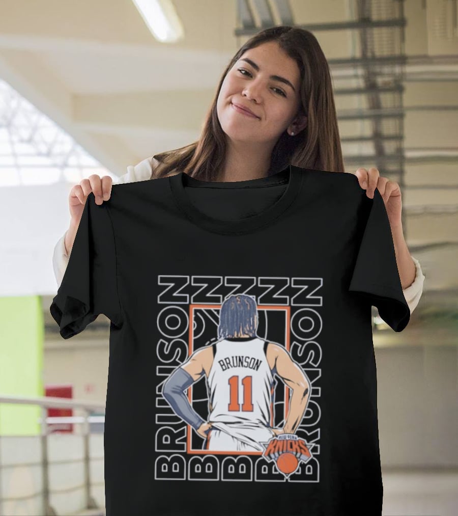 Jalen Brunson New York Knicks ZZZ ZZZ 11 Basketball Star T-Shirt