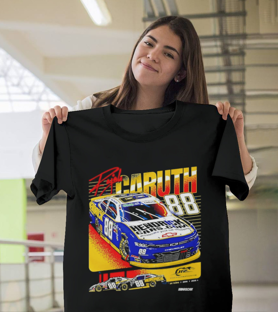 Ralph Caruth 88 Hendrick Cars.com Chevrolet Motorsports NASCAR Racing T-Shirt