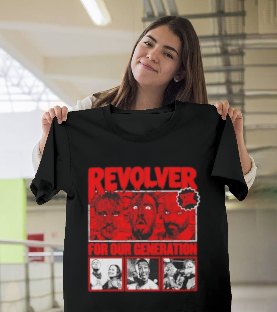 Revolver Horror Faces For Our Generation T-Shirt