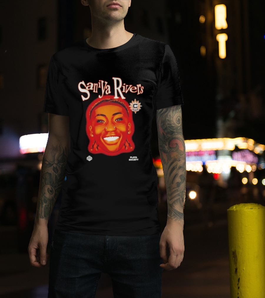 Saniyya Rivers Connecticut Sun Player Galaxy Big Head T-Shirt