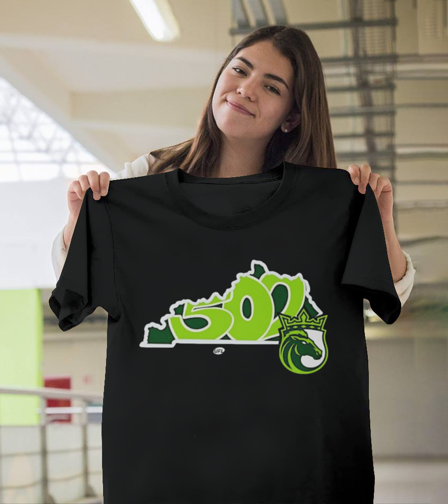 Louisville Kentucky 502 Xtreme United Football UFL Dragon Crest T-Shirt