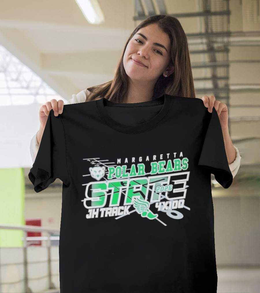 Margaretta Polar Bears 2026 State Track JH Winged Foot T-Shirt
