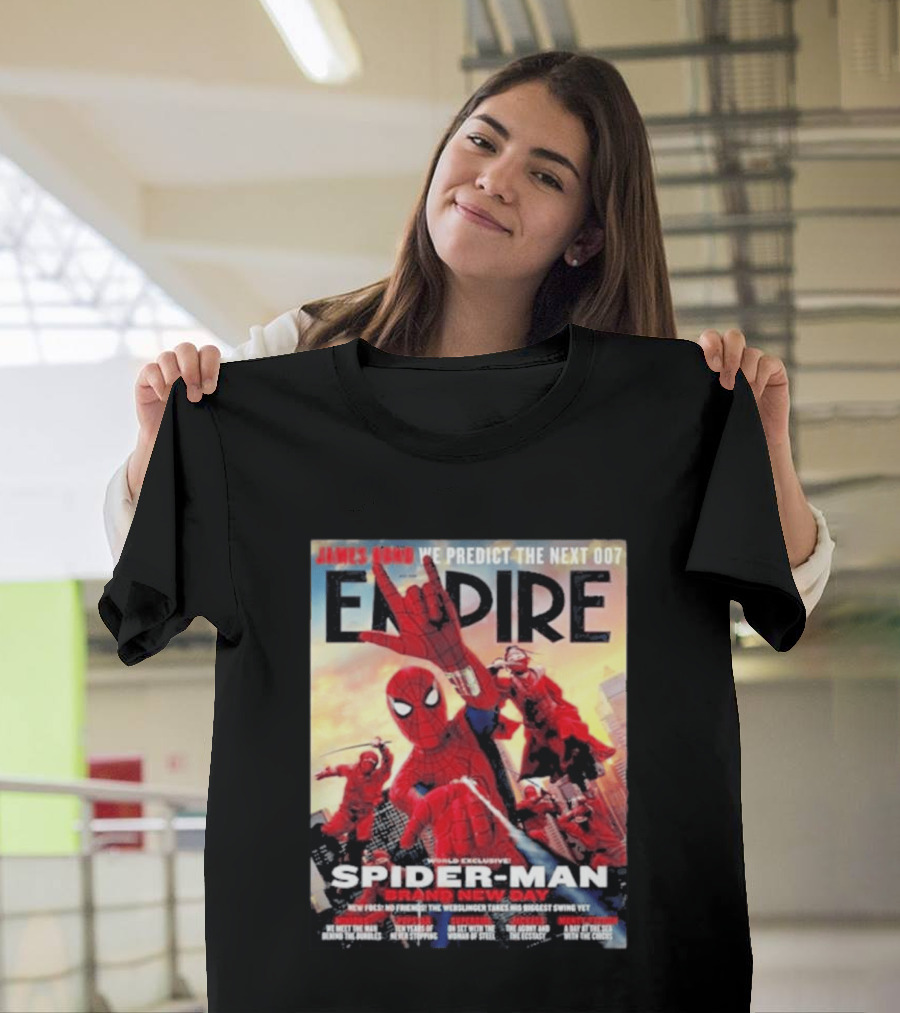 Empire Magazine Spider Man Brand New Day The Webslinger Takes His Biggest Swing Yet T-Shirt