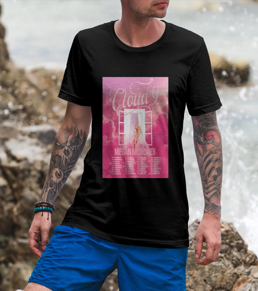 The Cloud 9 Tour Megan Moroney Chicago June 02 2026 T-Shirt