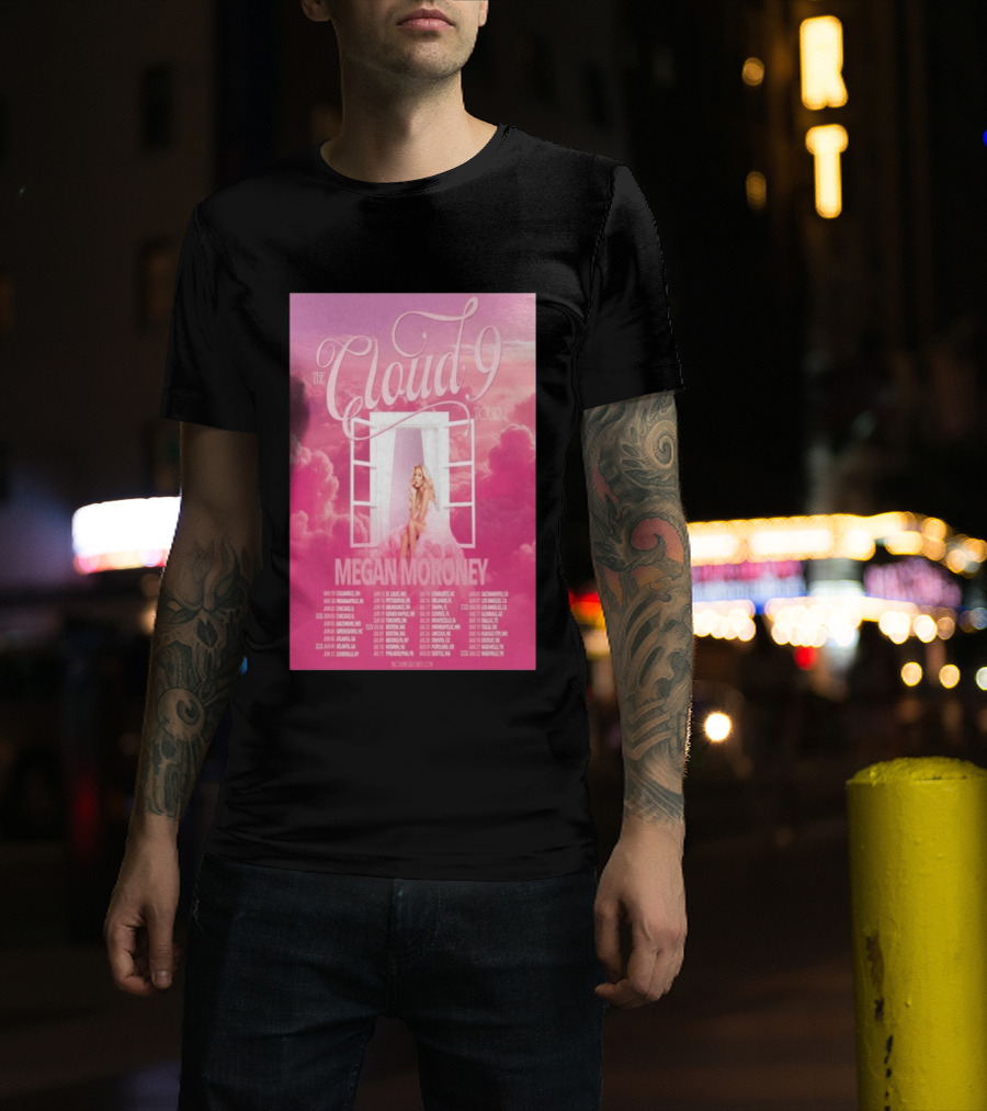 The Cloud 9 Tour Megan Moroney Chicago June 02 2026 T-Shirt