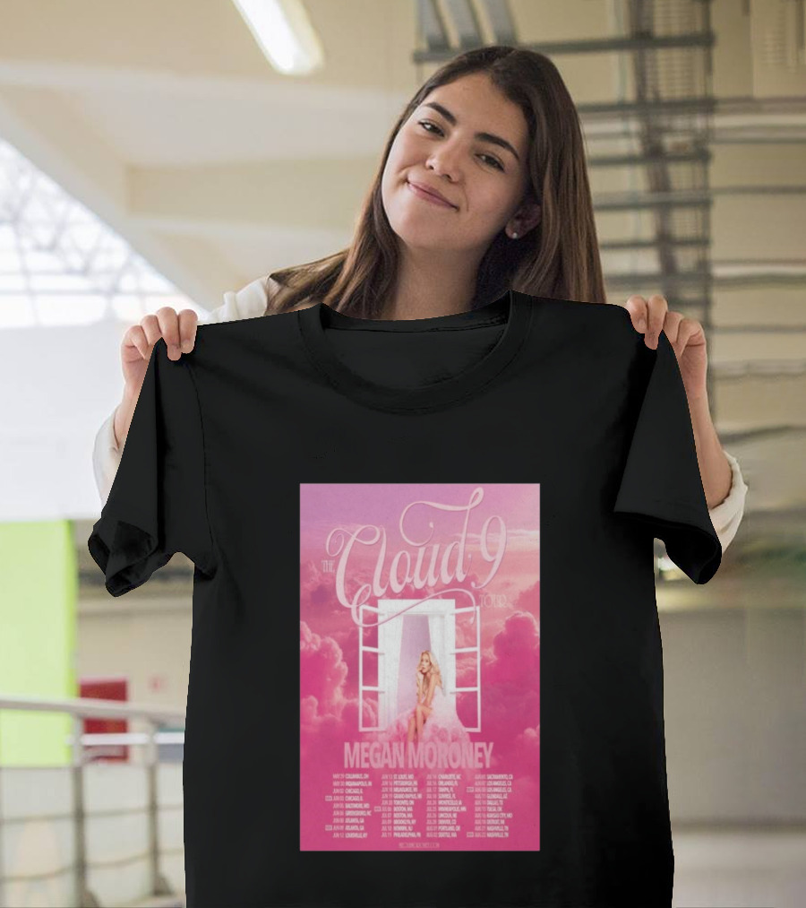 The Cloud 9 Tour Megan Moroney Chicago June 02 2026 T-Shirt