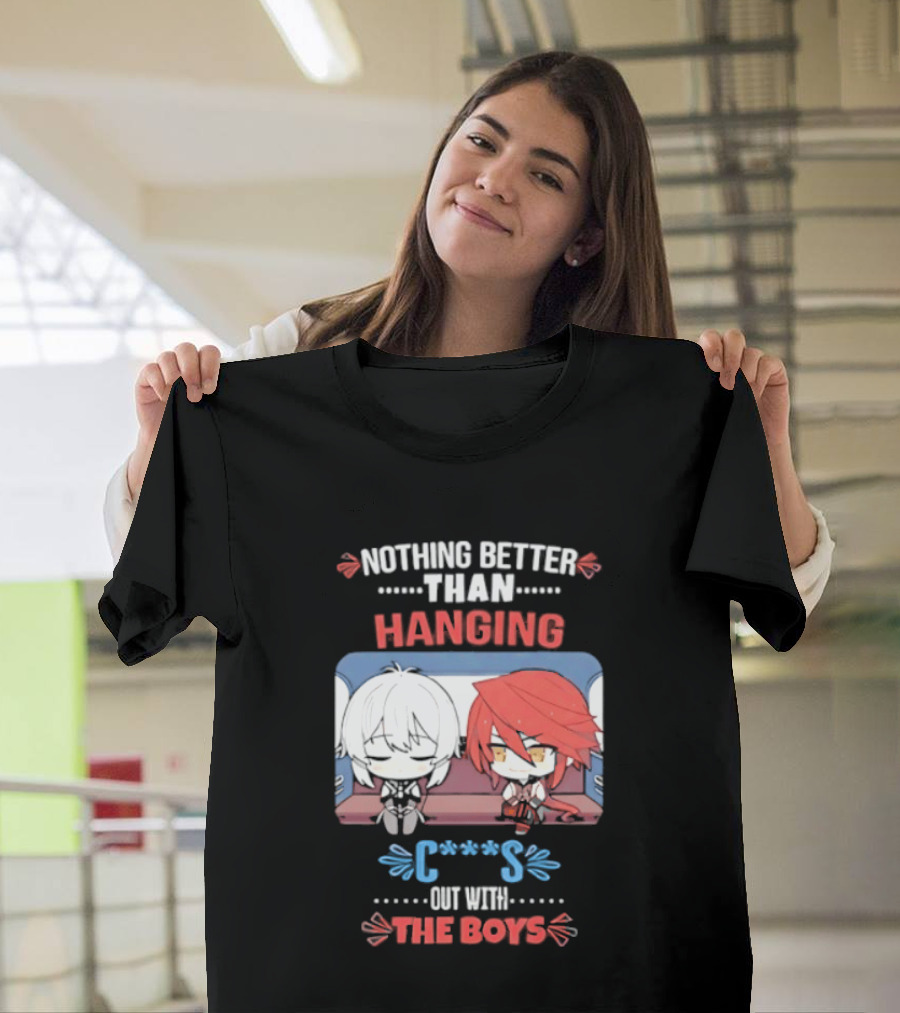Stelle And Himeko Nothing Better Than Hanging Out With The Boys T-Shirt