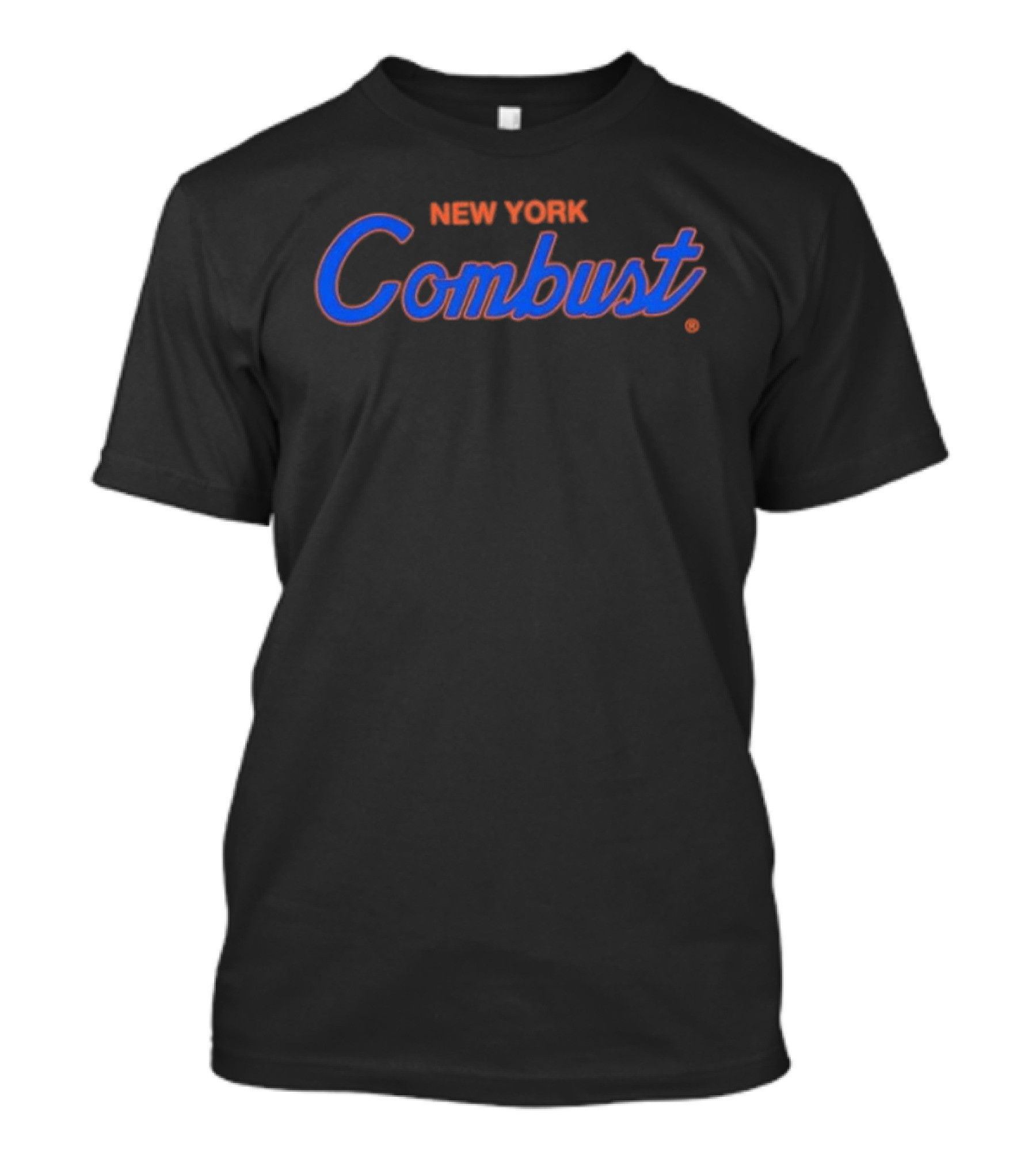 New York Combust Knicks Blue And Orange T-Shirt