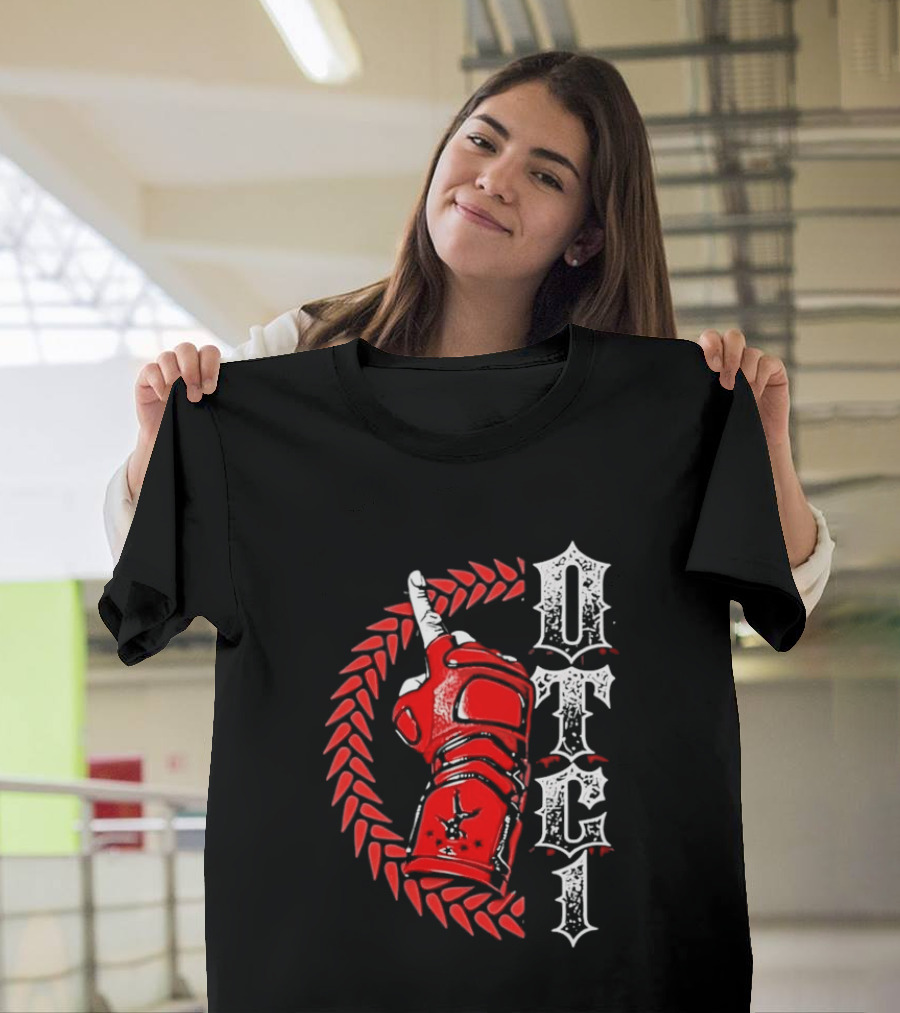 The Elite Bullet Club Pro Wrestling All Elite Wrestling AEW OTTC1 Red Glove T-Shirt