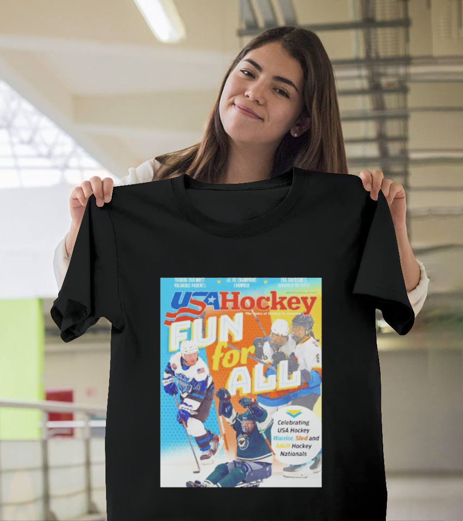 USA Hockey Fun For All Celebrating Warrior Sled And Adult Hockey Nationals T-Shirt