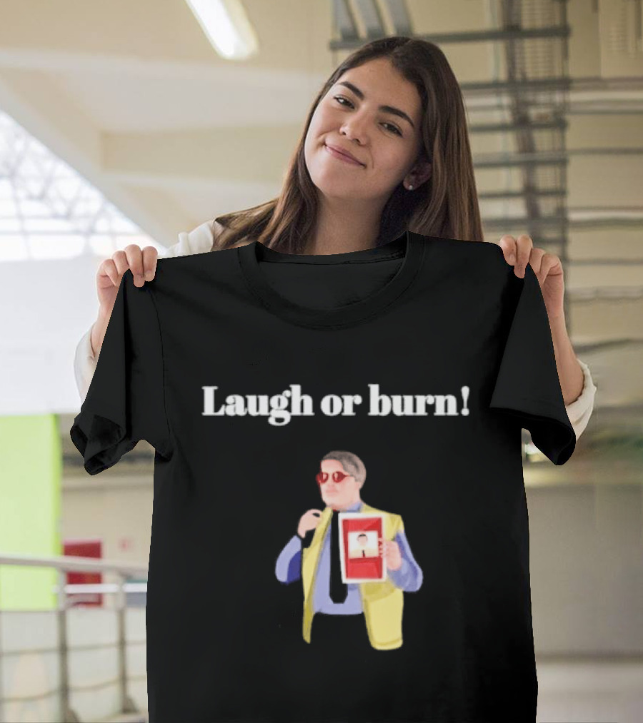 Hannibal Lecter Laugh Or Burn Will Graham The Running Man T-Shirt