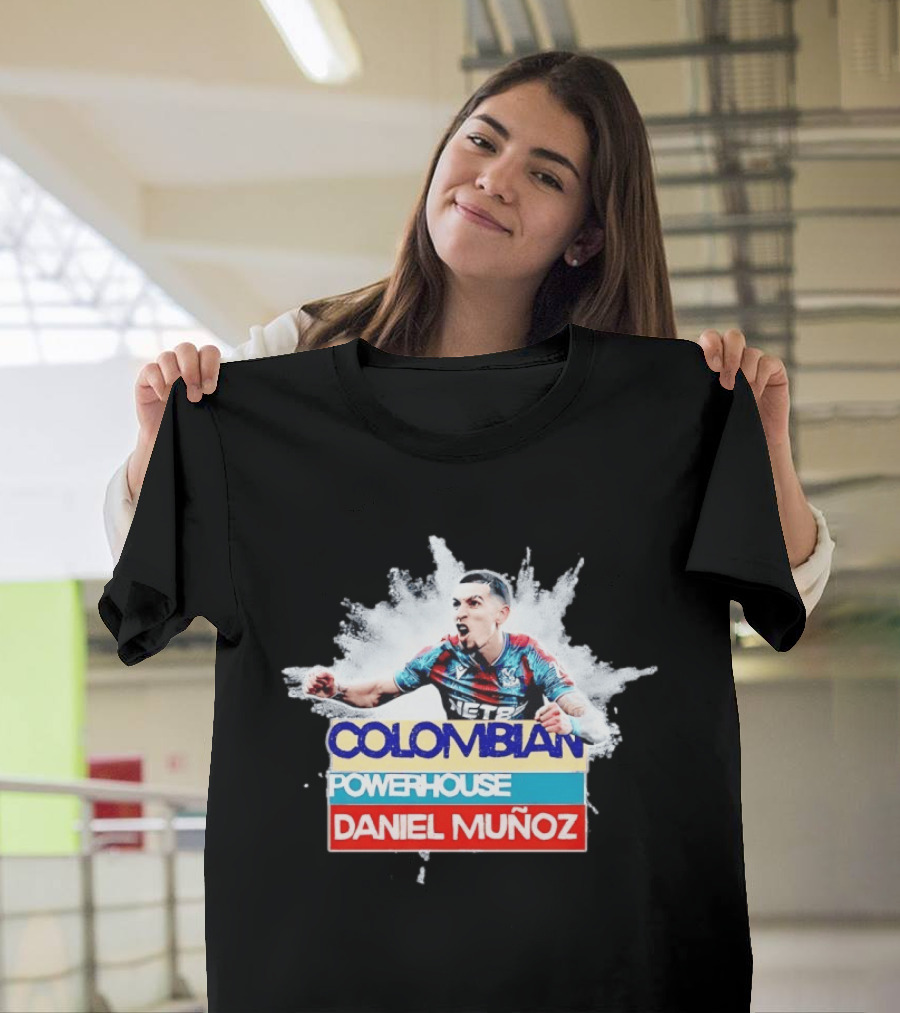 Colombian Powerhouse Daniel Muñoz Crystal Palace Premier League T-Shirt
