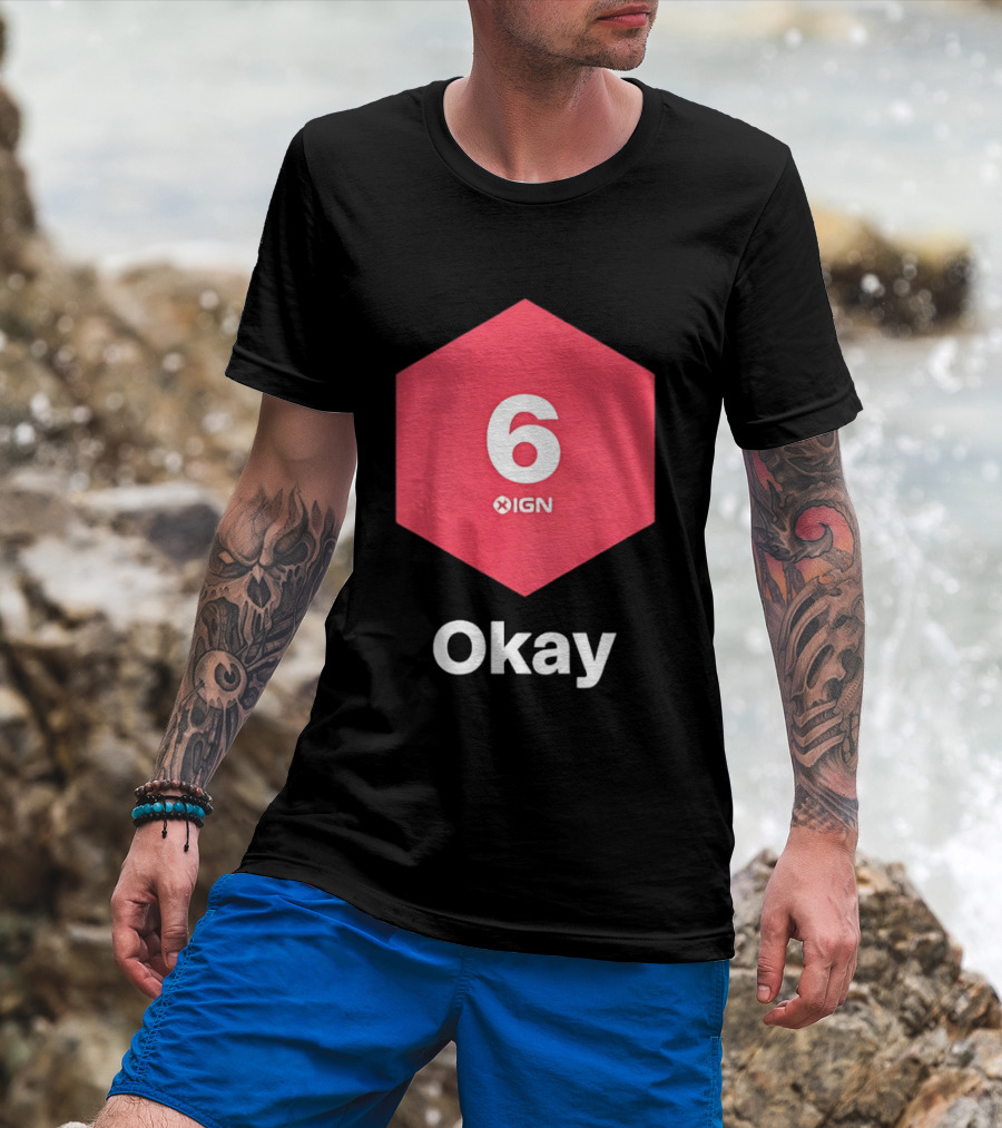IGN Gaming Review Meme Culture 6 Okay Rating T-Shirt
