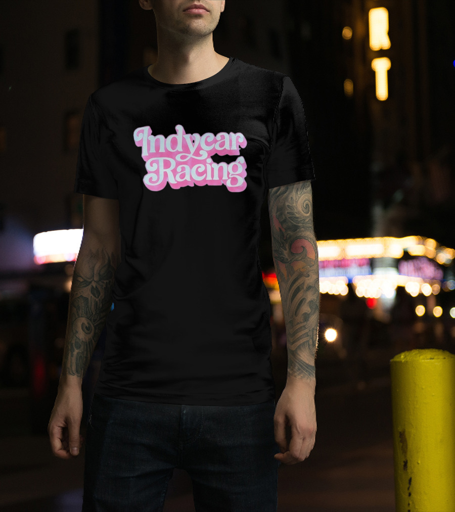 IndyCar Racing Barbie Pink T-Shirt